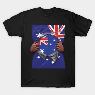 Australia Flag Australian Flag Ripped - Gift for Australian From Australia T-Shirt